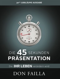 Die 45-Sekunden Präsentation Die 45-Sekunden Präsentation
