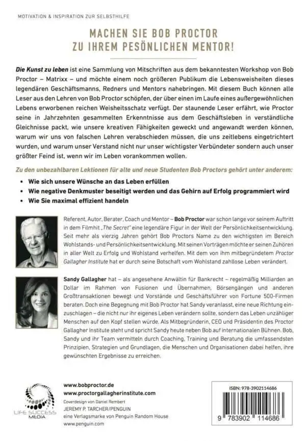 Klappentext die Kunst zu leben