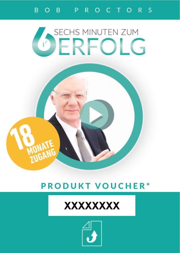 6 Minuten zum Erfolg -  Voucher für 18 Monate